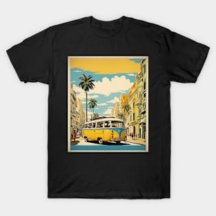 Recife Brazil Vintage Tourism Travel Poster Art T-Shirt